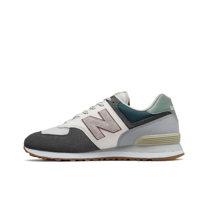 New Balance 574 Grey Cream Mint Green-0
