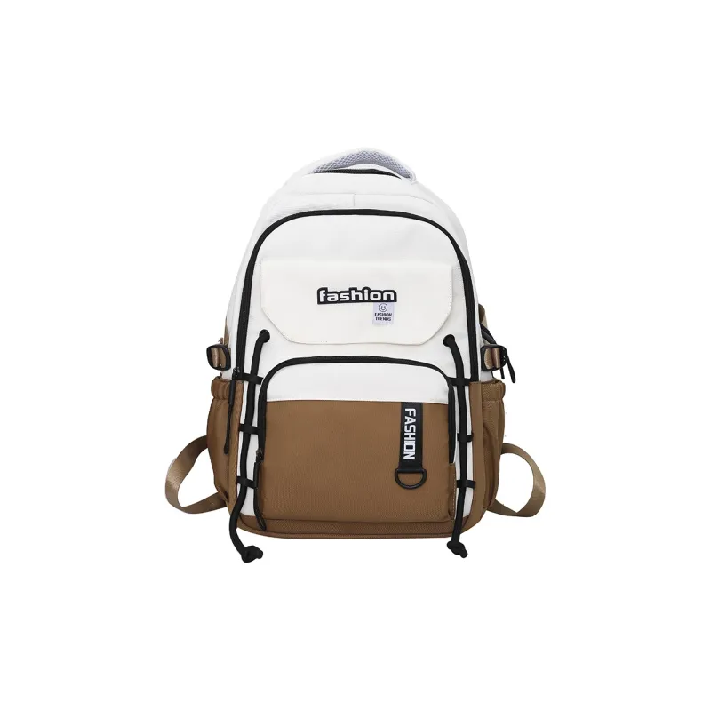 Parker Bear Canvas Backpack Unisex Black/Green/Khaki/Gray/Blue-8