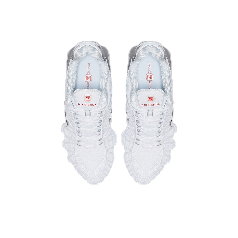 Nike Shox TL White Metallic Silver Max Orange Women's US W
