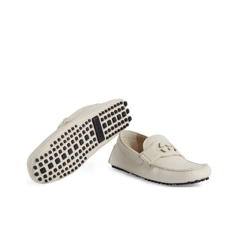 GUCCI Interlocking G Driving Shoes-4