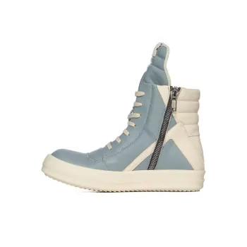 RICK OWENS/RO GEOBASKET High Top Skateboard Shoes Women's Light Blue