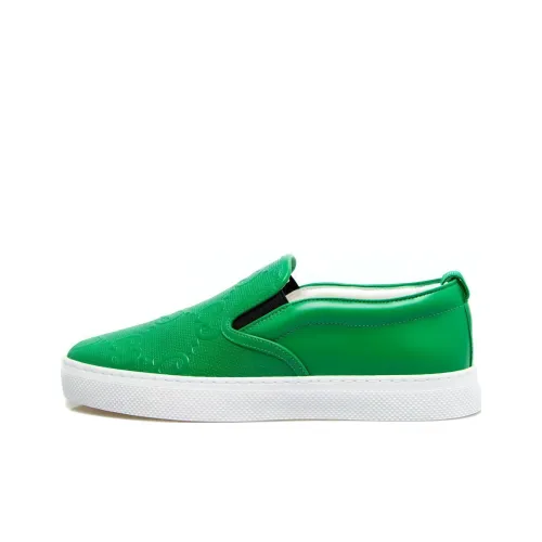 GUCCI Slip-On 'GG Embossed - Green'