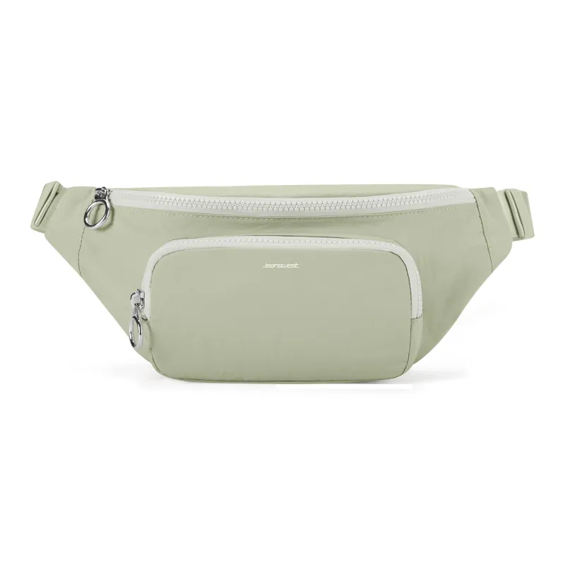 JEANSWEST Fabric Fanny Pack Crossbody Bag Sling Bag Shoulder Bag Regular Unisex Multicolor-4