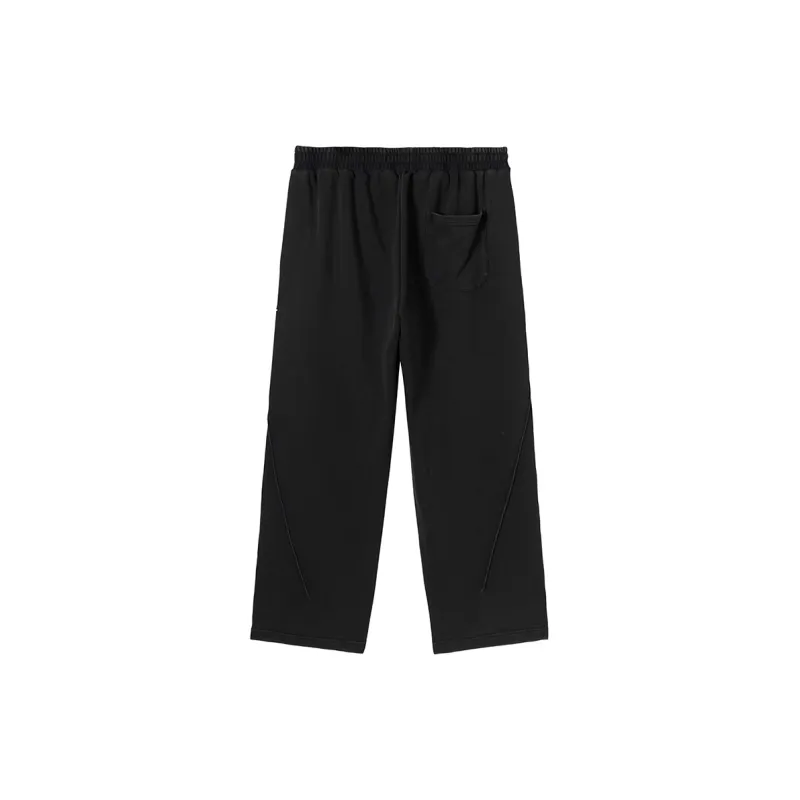 N MAX Casual Pants Men Black Trendy Black-1