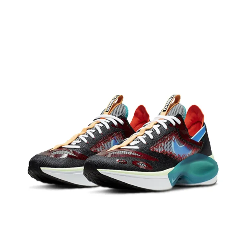 Nike Dmnsix N110 Flyknit Black Blue Hero University Red-2