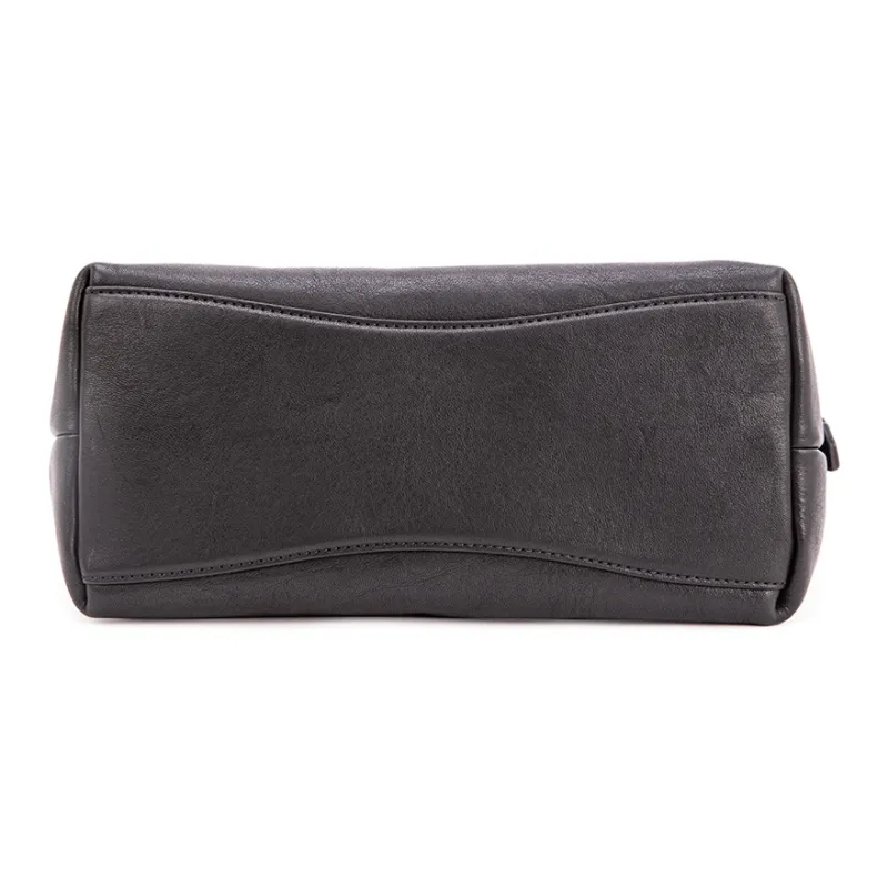 VENOF Cow Leather Shoulder Bag Medium Size Women's Light Tea Brown/Rock Desert Black/Vintage Red-13