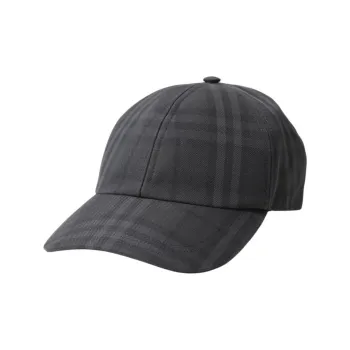 Burberry Cotton Baseball Caps Women's Gray