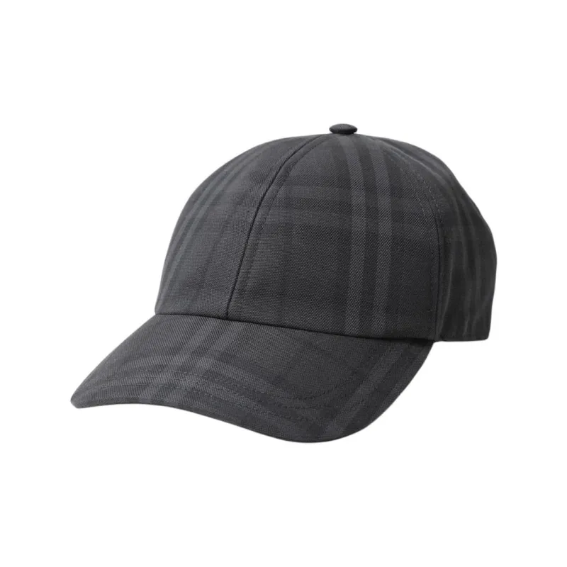 Burberry Cotton Baseball Caps Women's Gray-0