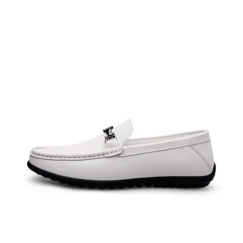 Wooden houses Gommino Loafers Men