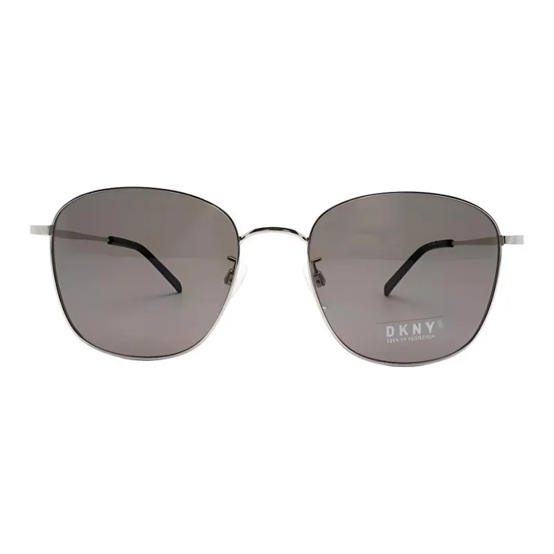 DKNY Square Sunglasses Unisex Silver-1