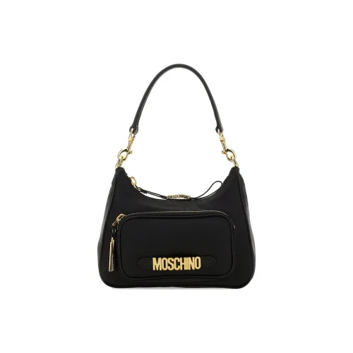 MOSCHINO Logo Plaque Shoulder Bag