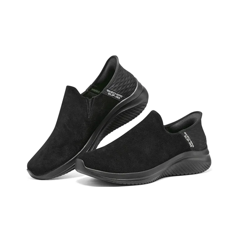 Skechers Ultra Flex 3.0 Hands Free Slip Ins Slip Resistant Low Top Casual Shoes Men's Black-3