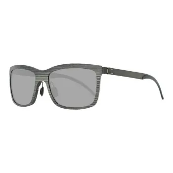Mercedes-Benz Metal Square Sunglasses Men's Gray