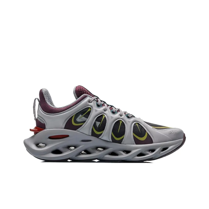 LiNing Arc ACE Men's NYFW Cushion Running Shoes - Gray/Purple/Blue-1