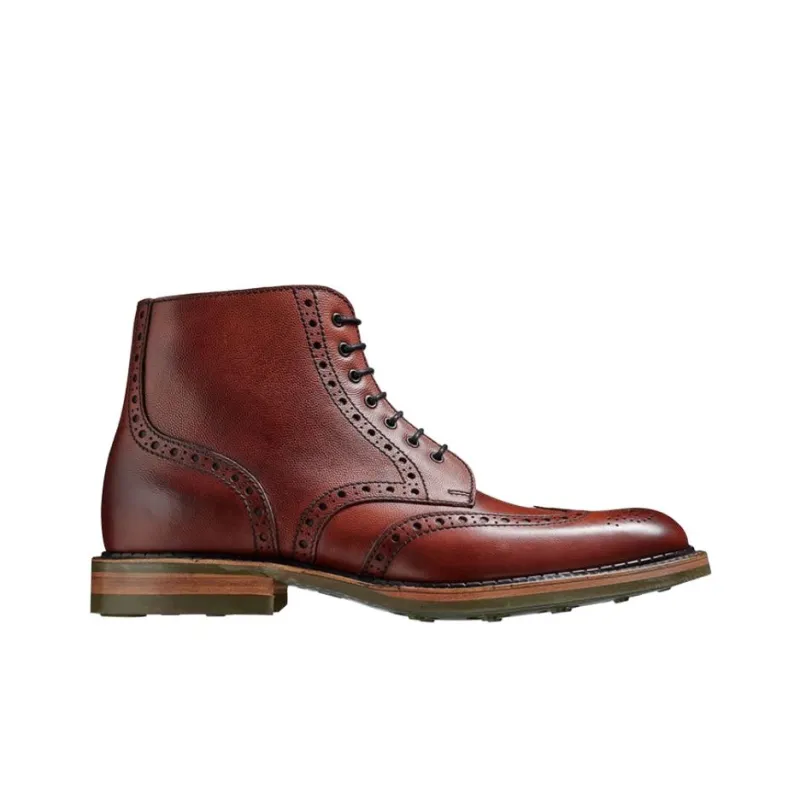 BARKER Knights Ankle Boots Men's Brown-1