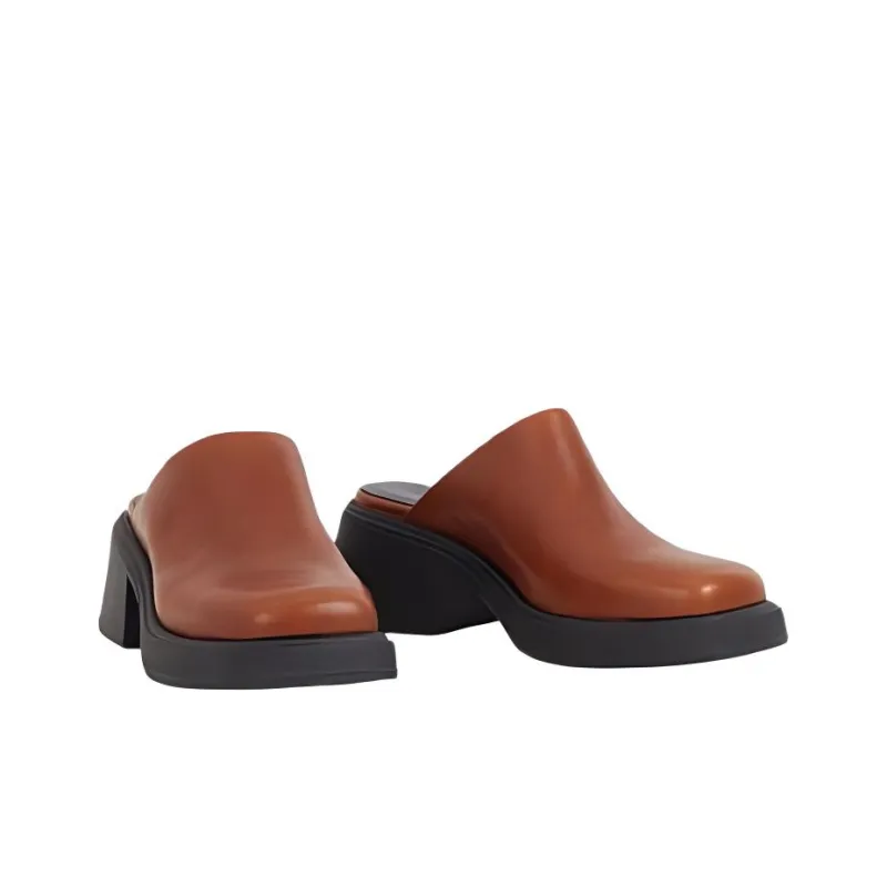 VAGABOND SHOEMAKERS Slip-Resistant Wrap-toe Slippers Women's Brown-3