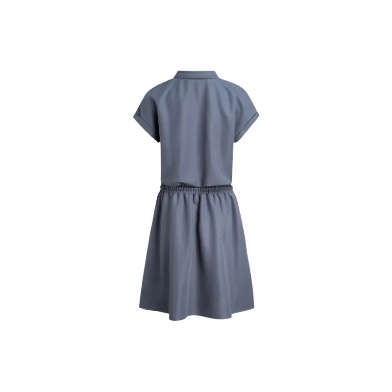 EMPORIO ARMANI Short Sleeved Dresses Women's Navy Blue-1