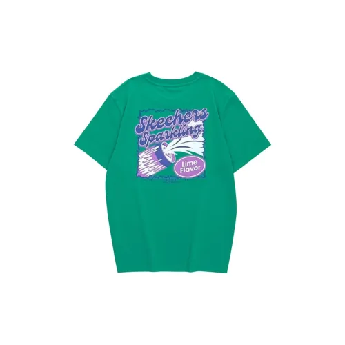 Skechers Colorful T-Shirts Unisex Leaf Green