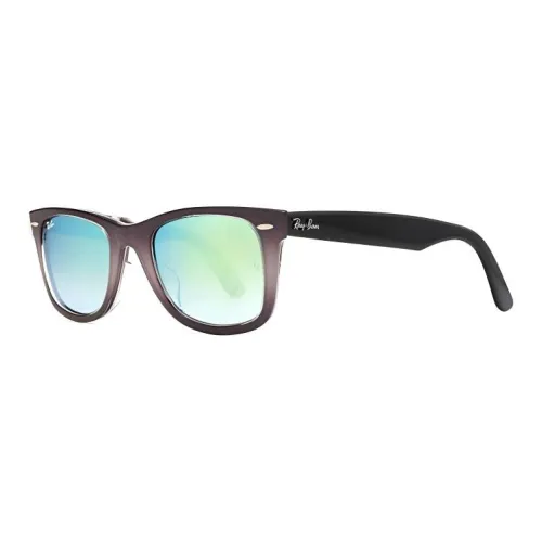RayBan Plate Frame Rectangular Sunglasses Unisex Black