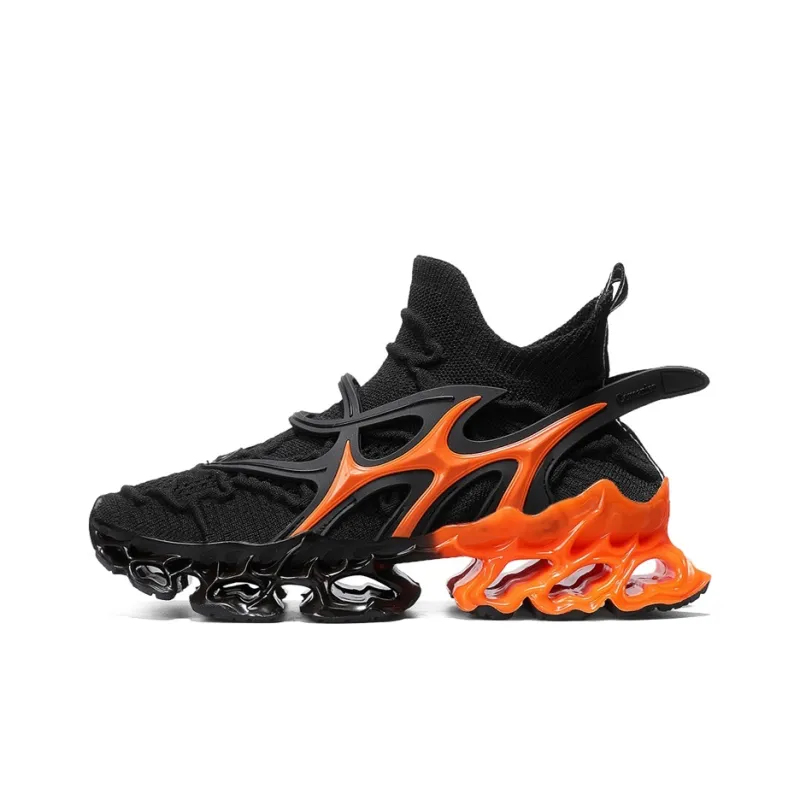 Comanier Cushioning And Breathable Mid Top Casual City Commute Sprint Long Distance Running Shoes Unisex-0