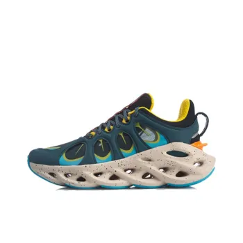LiNing Arc ACE Men's NYFW Cushion Running Shoes   Blue/Orange/Yellow