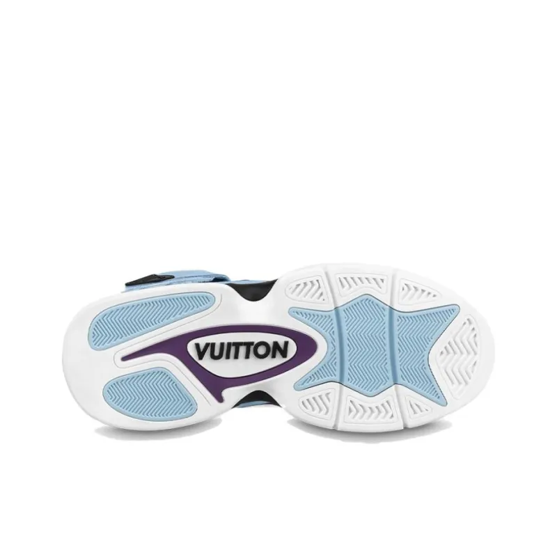 LOUIS VUITTON Trainer 2 Sneakers 'Blue'-4