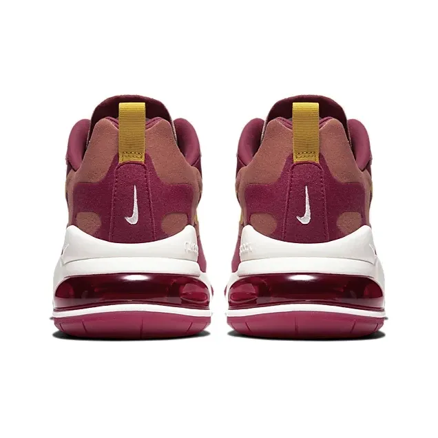 Nike Air Max 270 React Noble Red Team Gold-3
