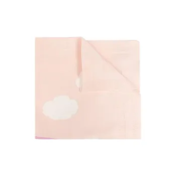 Stella McCartney Cloud Intarsia-Knit Blanket