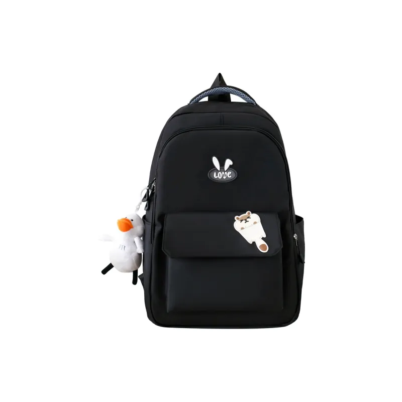 Venerable Brahma Nylon Backpack Women's Gray/Black/Blue/Pink-2