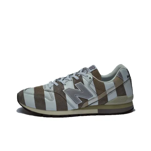 New Balance Running Shoes Men Low-Top Beige/Brown/Green