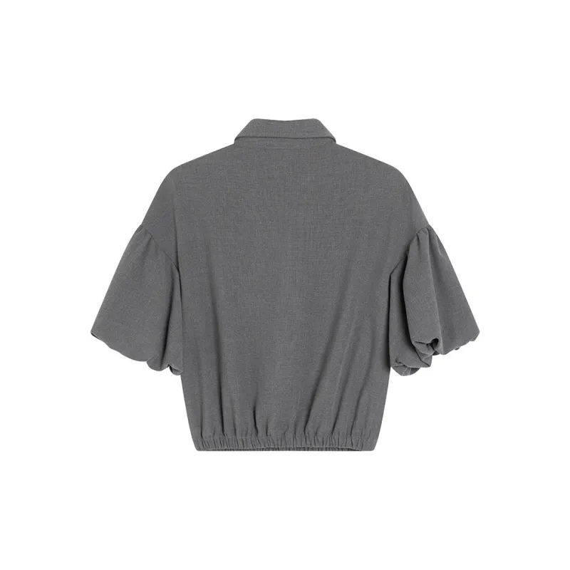 Ouyang Shirts Women's Dark Gray-1