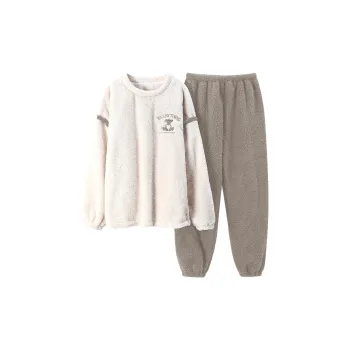 FENTENGCARE Pajama Set Men's Apricot