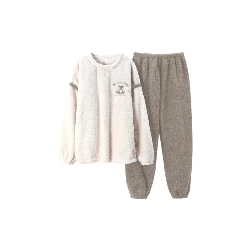 FENTENGCARE Pajama Set Men's Apricot-0