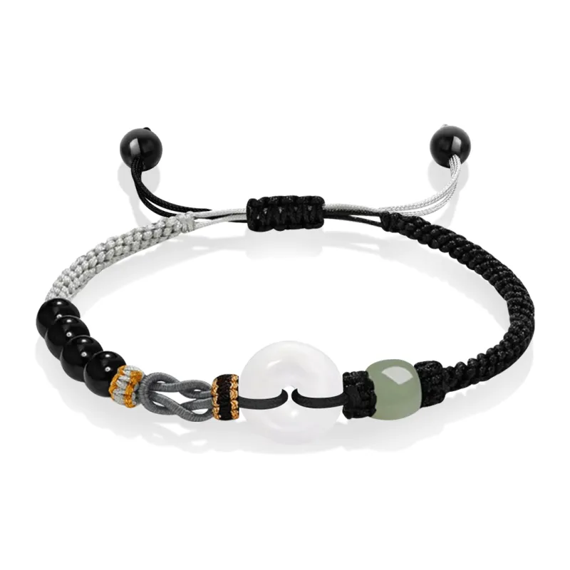 Master Kim Chalcedony Jade Bracelets Unisex-1