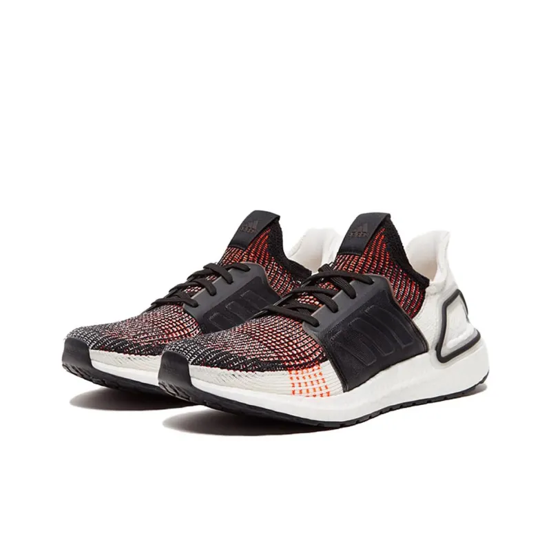 Adidas Ultra Boost 2019 Black White Solar Orange-2