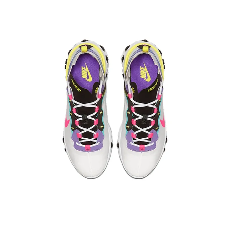 Nike React Element 55 White Psychic Purple Hyper Pink-3