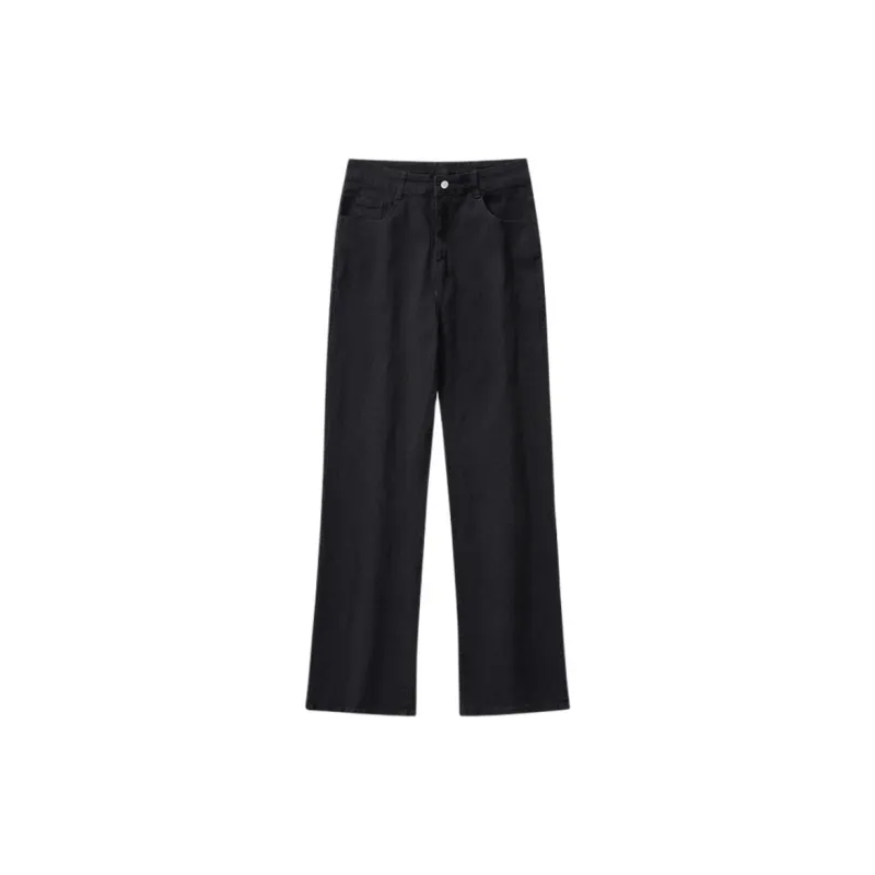 VIPGOOSE Jeans Unisex Classic Black-4