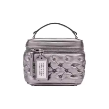 Maison Margiela Sheepskin Handbag Shoulder Bag Crossbody Bag Mini Women's Metal Silver