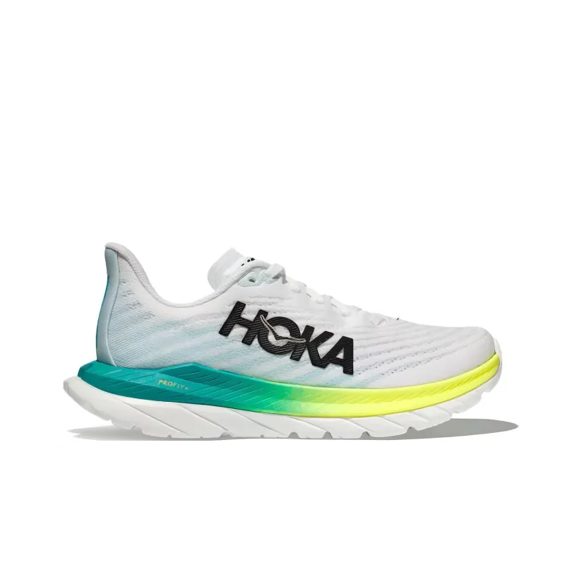 HOKA ONE ONE Mach 5 White Blue Glass-1