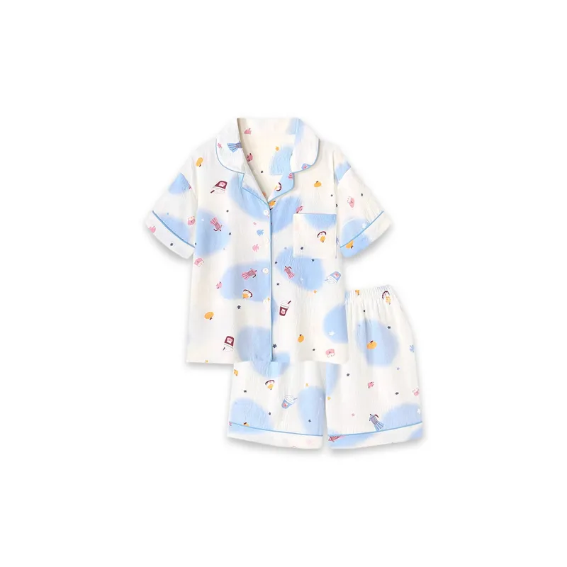WANANNI Pajama Set Women's Sky Blue-0