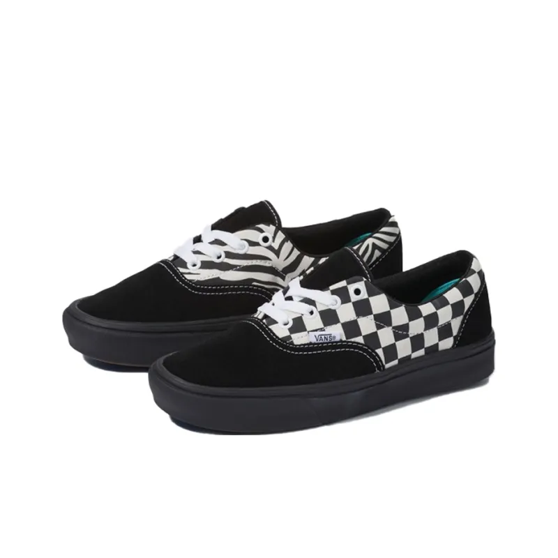 Vans Era ComfyCush Mixed Media Checkerboard Black White-1