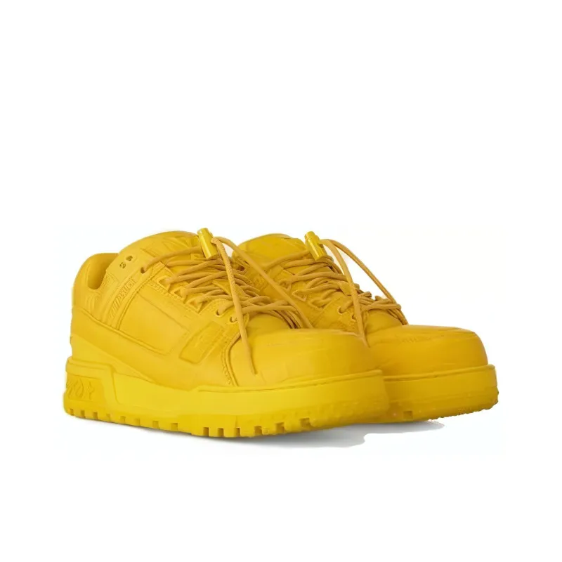 LOUIS VUITTON Lv Trainer Maxi Sneaker Yellow-2