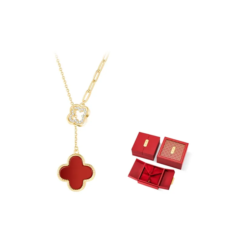 Mom's Gift Agate Jade Necklaces Women's-2
