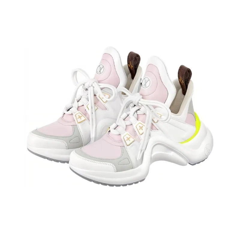 LOUIS VUITTON Archlight 1.0 Sneakers 'White Pink Grey' Women's-2
