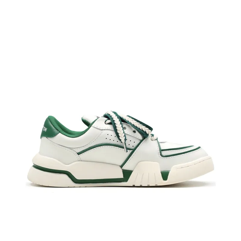 The Last Redemption Spacecourt Stylish Skateboarding Shoes Men's Green-1
