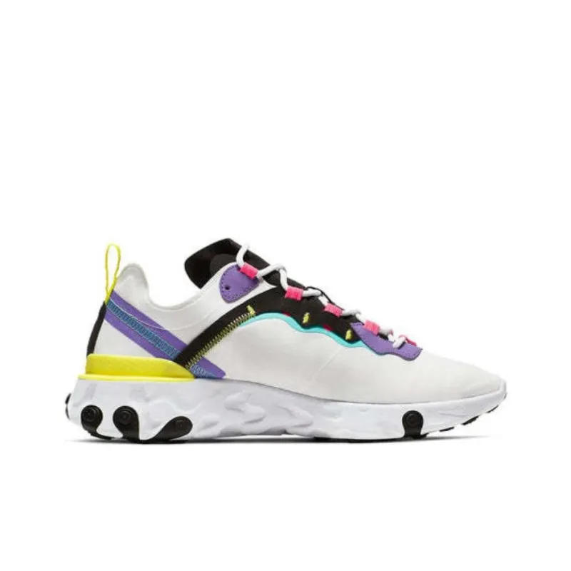 Nike React Element 55 White Psychic Purple Hyper Pink-1