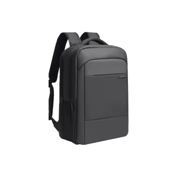 Techson Membrana Dermalis Backpack Regular Unisex Obsidian Black/Mist Gray