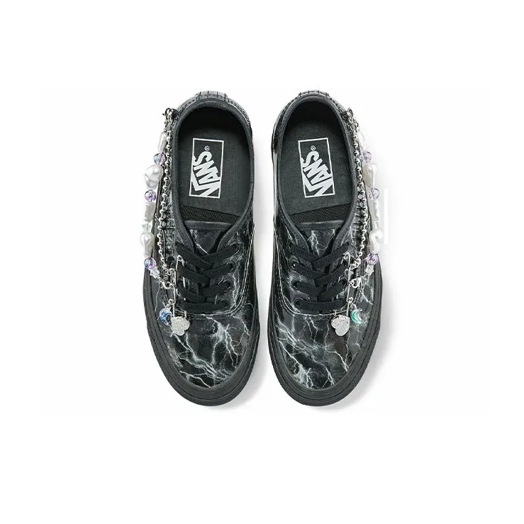 Vans Style 44 Classic Casual Skateboarding Shoes Unisex Black-2