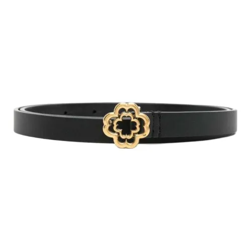 Maje Clover Slim Leather Belt