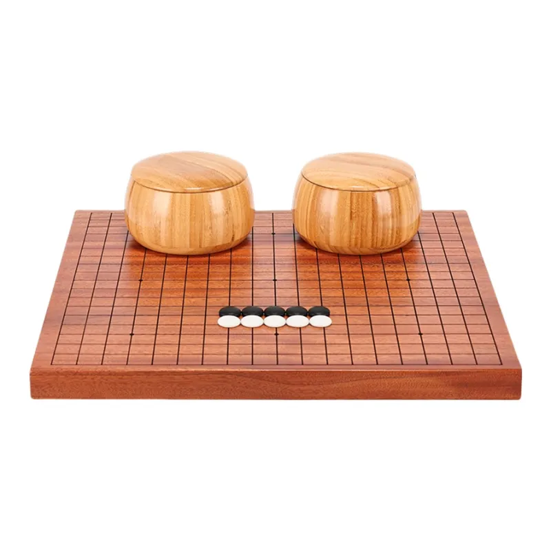 Imono Go Five In A Row Board Set Cloud Stone Chess Pieces Beginner Wooden Chinese Chess 3 in 1 Board Games-0